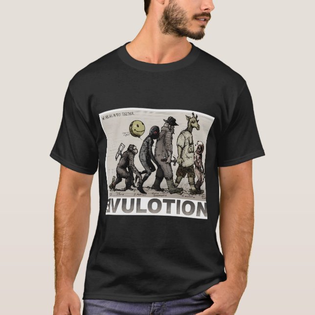 T-SHIRT ÉVOLUTION (Devant)