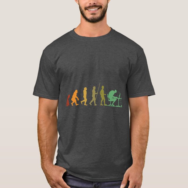 T-shirt Évolution Amis informatiques (Devant)