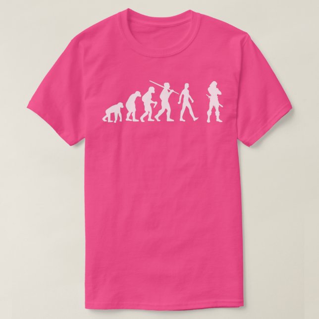 T-shirt Évolution barbare Guerrier barbare (Design devant)