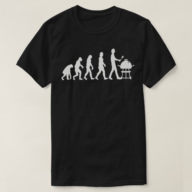 T-shirt Évolution barbecue 1 (Design devant)