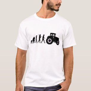 T-shirt Évolution d'agriculteurs d'élever des conducteur