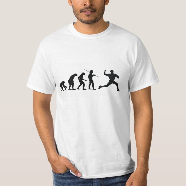 T-shirt Évolution de base-ball (Devant)