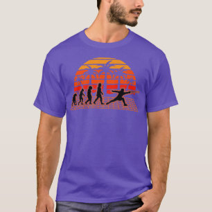 T-shirt Évolution de clôture Coucher de soleil Fencer Fech