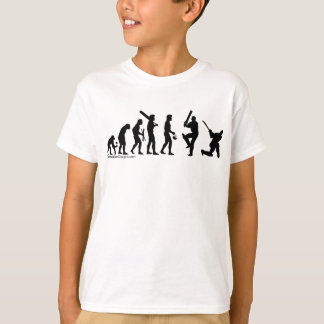 T-shirt Évolution de cricket