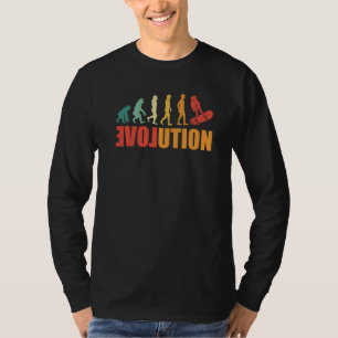 T-shirt Évolution de Fingerboard Skateboard Finger Skatebo