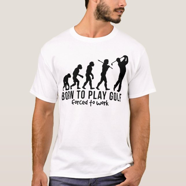 T-shirt ÉVOLUTION de GOLF SOUTENUE POUR JOUER au GOLF (Devant)