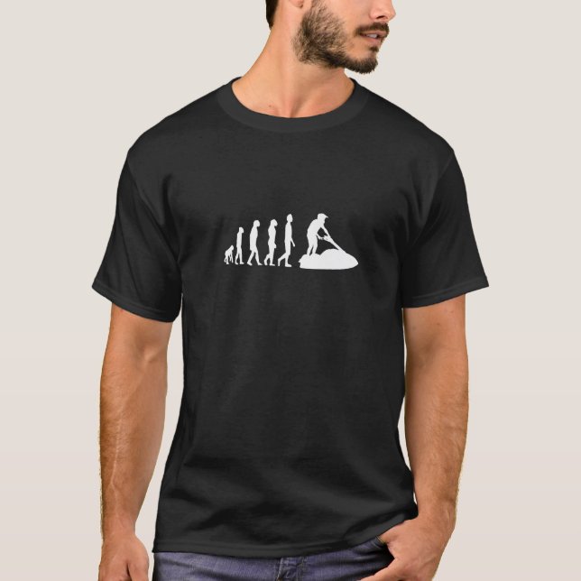T-shirt Évolution de Jetski Premium (Devant)