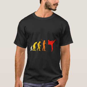 T-shirt Évolution de karaté cadeau de kung fu shotokan art