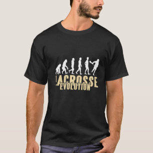 T-shirt Évolution De La Crosse Un Cool Étonnant