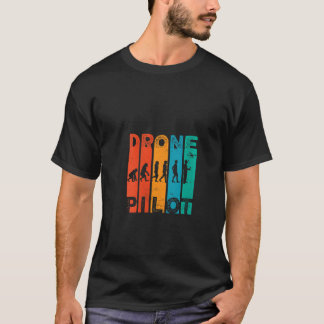 T-shirt Évolution de la femme pilote de drone Drôle de pil