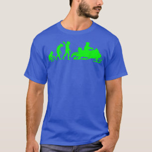 T-shirt Évolution de la moto motoneige
