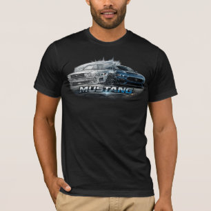 T-shirt Évolution de la Muscle Car Mustang de Classique à