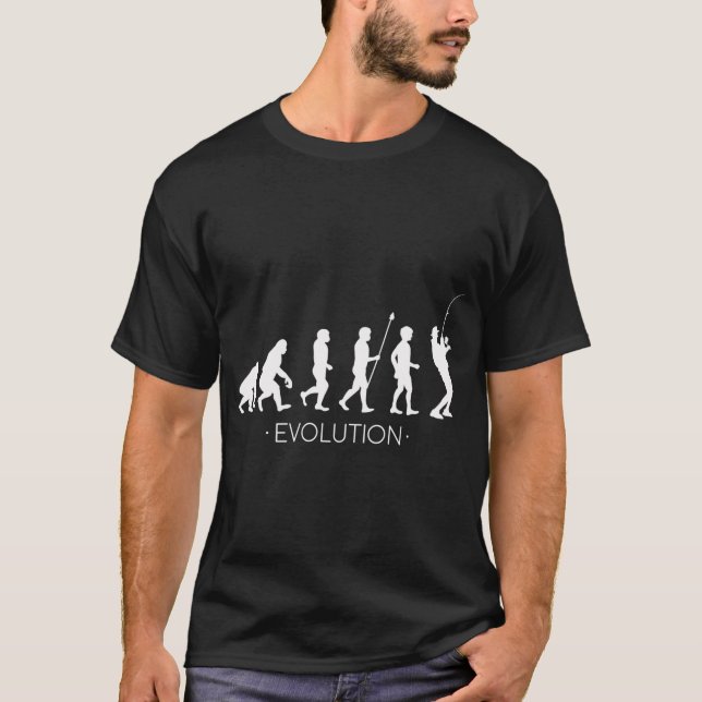 T-shirt Évolution de la pêche (Devant)