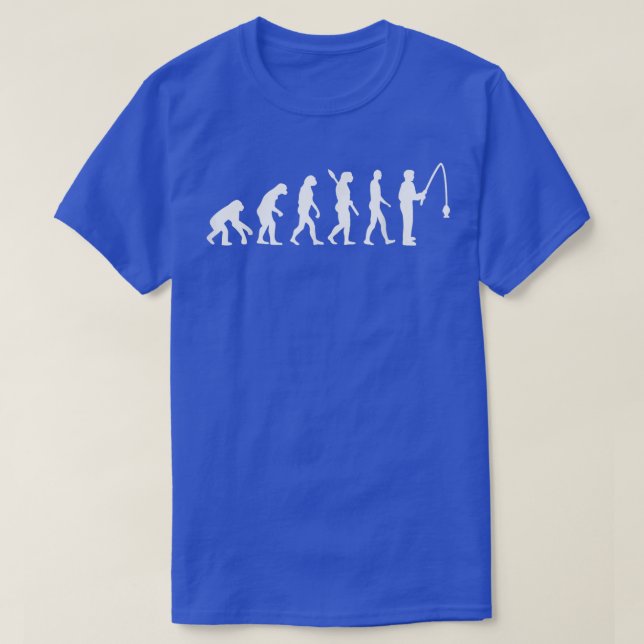 T-shirt Evolution de la pêche (Design devant)