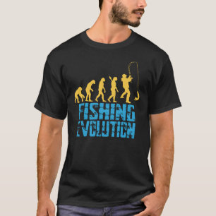 T-shirt Évolution de la pêche : la progression naturelle d