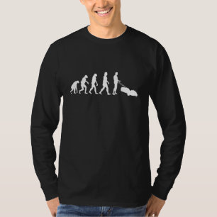 T-shirt Évolution de la tondeuse à gazon Jardinage