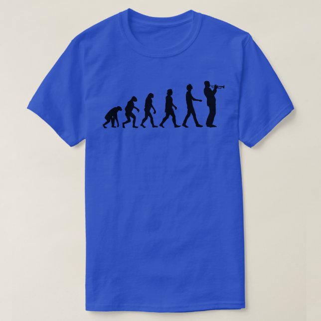 T-shirt Évolution de la trompette 1 (Design devant)