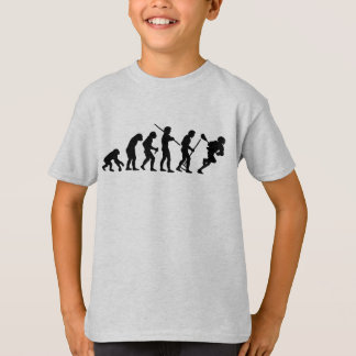 T-shirt Évolution de lacrosse de l'homme