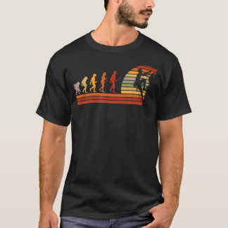 T-shirt Évolution de l'escalade rétro vintage