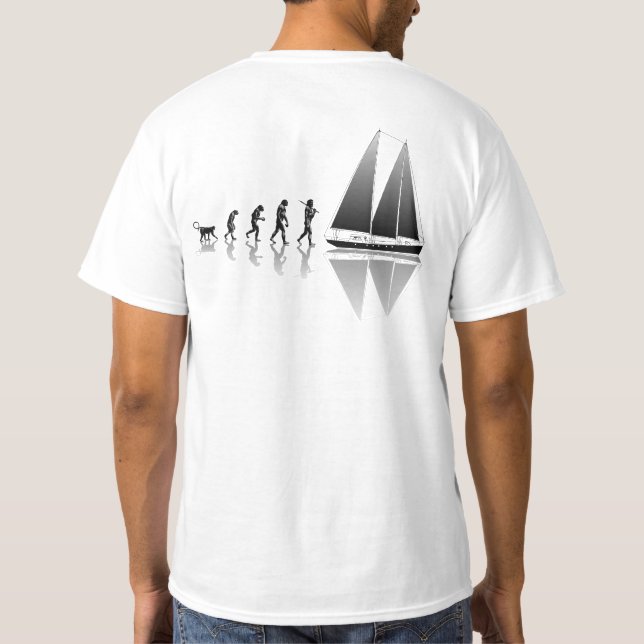 T-shirt Évolution de marin (Dos)