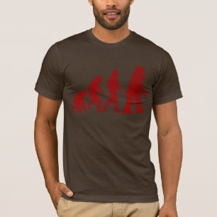 T-shirt Évolution de robot - de l'homme dans des robots