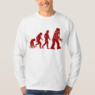 T-shirt Évolution de robot de l'homme dans le robot