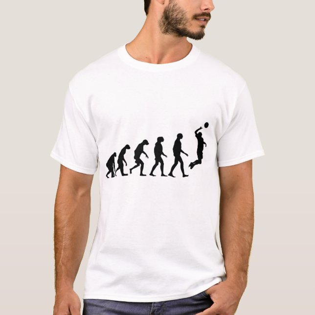 T-shirt Évolution de volleyball (Devant)