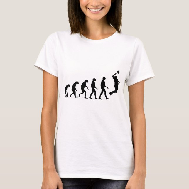 T-shirt Évolution de volleyball (Devant)
