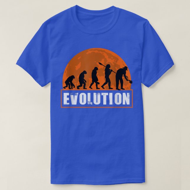 T-shirt Évolution des agriculteurs humains Amusante évolut (Design devant)