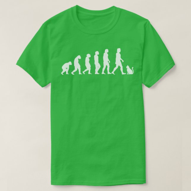 T-shirt Évolution des chats (Design devant)
