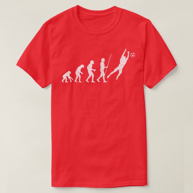 T-shirt Évolution des gardiens de but (Design devant)