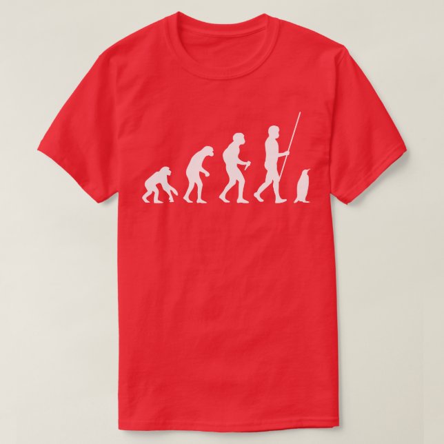 T-shirt Évolution des pingouins (Design devant)