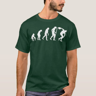 T-shirt Evolution discus lancer Discobolus discus lanceur