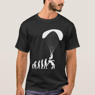 T-shirt Évolution drôle de parapente Parapentes Parachutis