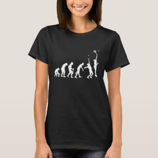 T-shirt Évolution drôle de silhouette de pickleball hommes