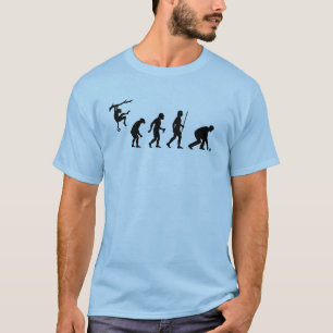 T-shirt Évolution drôle des cuvettes de pelouse