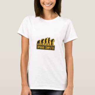 T-shirt Évolution drôle terminée