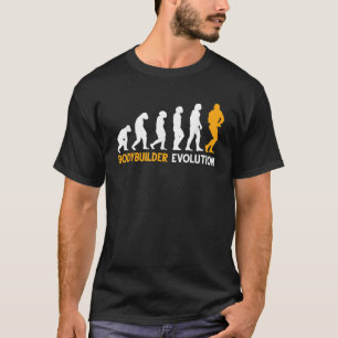 T-shirt évolution du culturisme culturiste