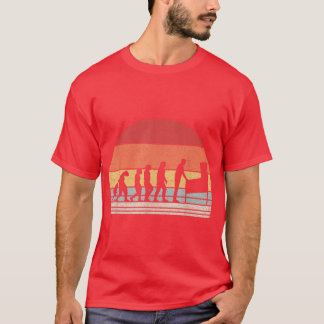 T-shirt Évolution du flipper vintage fille