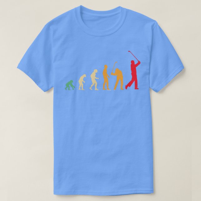 T-shirt Évolution du golf (Design devant)