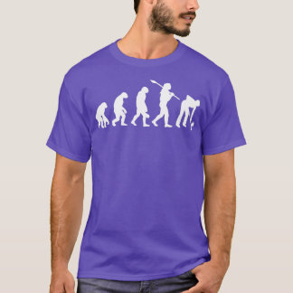 T-shirt Évolution du joueur de curling