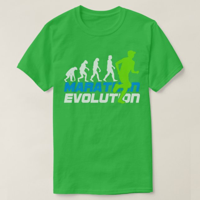 T-shirt évolution du marathon (Design devant)
