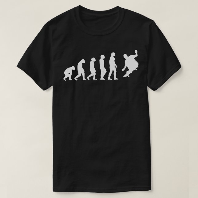 T-shirt Évolution du ski de fond (Design devant)
