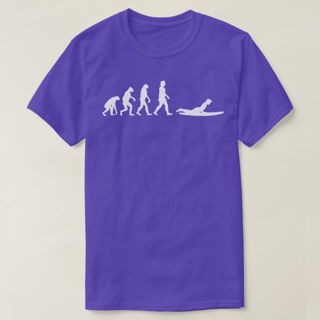 T-shirt Évolution du surf (Design devant)