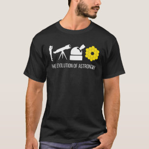 T-shirt Évolution Du Télescope Astronomique James Webb Spa