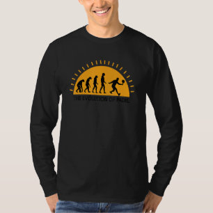 T-shirt Evolution Du Tennis De Padel Pour Coach Joueur De