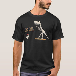 T-shirt Évolution Du TRex Drôle Poulet Que J'Étais