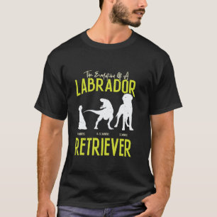 T-shirt ÉVOLUTION D'UN LABRADOR RETRIEVER Propriétaires La