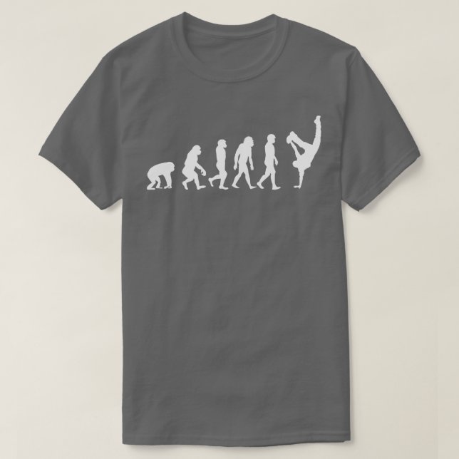 T-shirt Evolution d'une danseuse dansante Danseuse Danseus (Design devant)