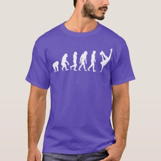 T-shirt Evolution d'une danseuse dansante Funny Dancing ca